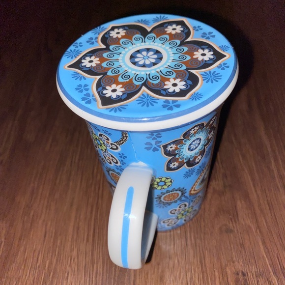 Vera Bradley Bali Blue Paisley Tea Cup - Picture 3 of 5